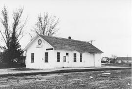 Great Northern Depot at Nevis, Minnesota, 1968