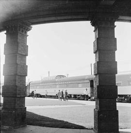 Northern Pacific North Coast Limited at Livingston, Montana, in 1969.