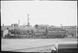 Northern Pacific steam locomotive 2082 at Tacoma, Washington, in 1936.