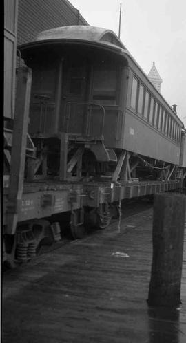 Pacific Coast Railroad passenger car number 103 at Seattle, Washington in 1937.