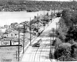 Seattle Municipal Railway Car, Seattle, Washington, circa 1940