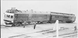 Great Northern Railway gas-electric car number 2339, circa 1938.