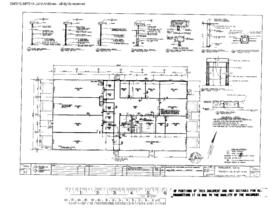 Northern Pacific Engineering Drawing, Unnamed Structure at Parkwater, Washington, 1983