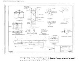Great Northern Engineering Drawing, Engine House at Essex, Montana, 1965