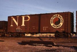 Northern Pacific box car 42284 at Denver, Colorado, in 1976.