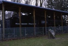 Northern Pacific 2152 on display in Auburn, Washington, in 1993.