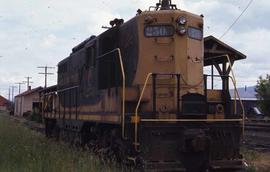 Northern Pacific 250 is waiting at Sumas, Washington, in1968.