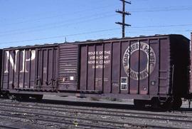 Northern Pacific box car 5282 at Albuquerque, New Mexico, in 1978.