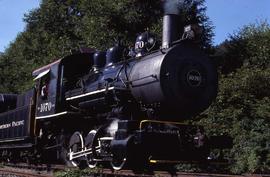 Northern Pacific 1070 on the Lake Whatcom Railway at Wickersham, Washington, in 1977.