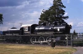 Northern Pacific 1382 on display in Helena, Montana in 2003.