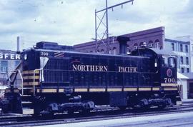 Northern Pacific 700 at Fargo, North Dakota, in 1965.