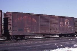 Northern Pacific box car number 6322 at Albuquerque, New Mexico, in 1980.