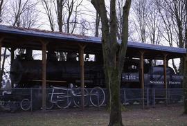 Northern Pacific 2152 on display in Auburn, Washington, in 1993.