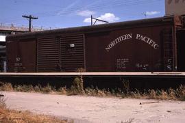 Northern Pacific box car 39626 at Denver, Colorado, in 1967.