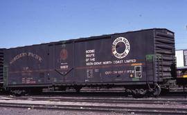 Northern Pacific 50-foot, single plug door refrigerator car 97642 at Albuquerque, New Mexico, in ...