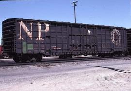 Northern Pacific box car 2910 in Albuquerque, New Mexico, in 1980.