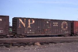 Northern Pacific box car 1786 in Pasco, Washington, in 1982.